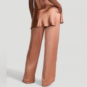 Victoria Secret Luxe Satin tunic and Pants Set